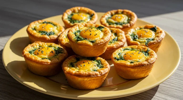 Mini-Quiches mit Ei, Käse & Gemüse – Herzhafte Häppchen fürs Frühstück oder Buffet