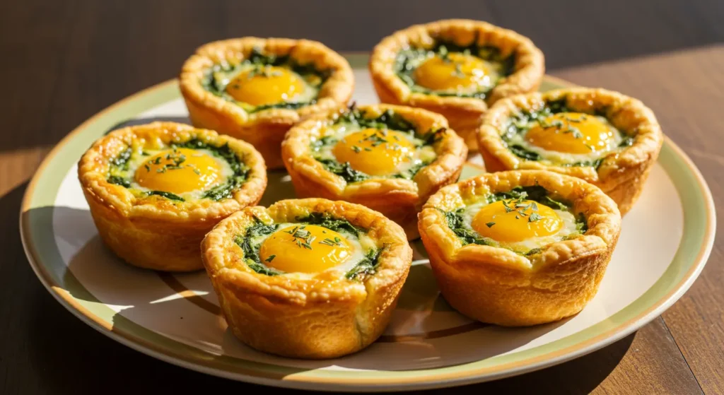 Mini-Quiches mit Ei, Käse & Gemüse – Herzhafte Häppchen fürs Frühstück oder Buffet