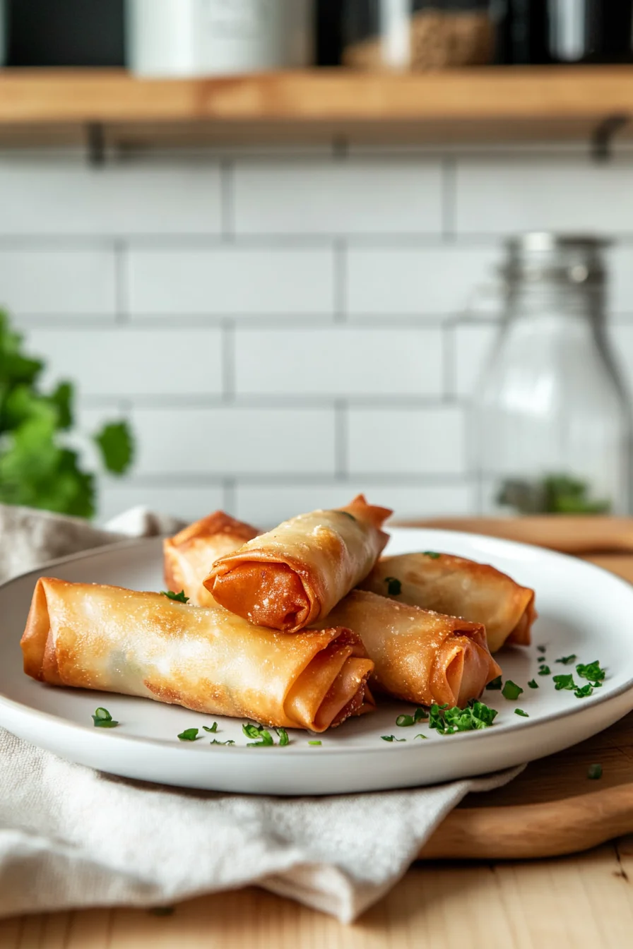 Crispy Frühlingsrollen aus dem Airfryer 6 Crispy