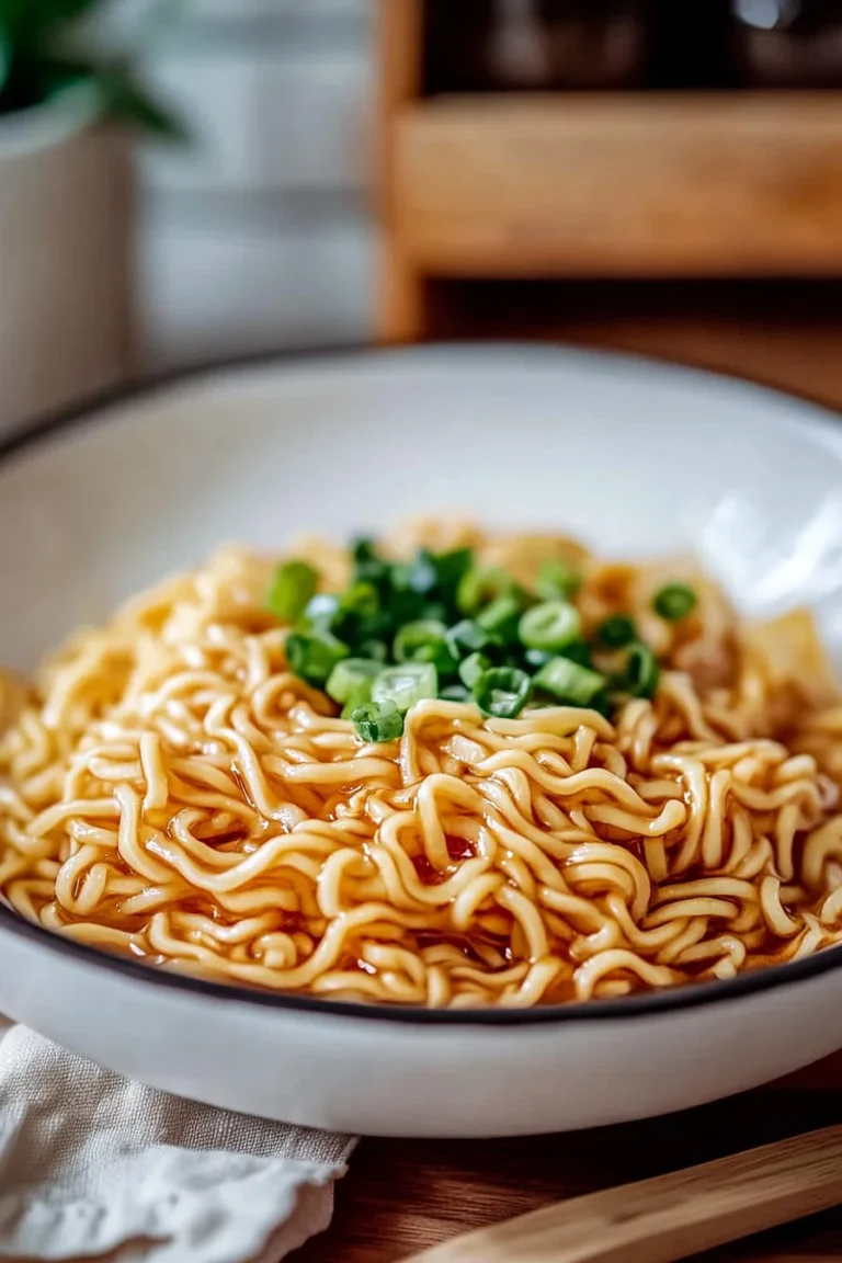 Einfache Ramen-Nudeln mit Sauce: Ein Unglaublich Ultimatives Rezept für 5 Minuten