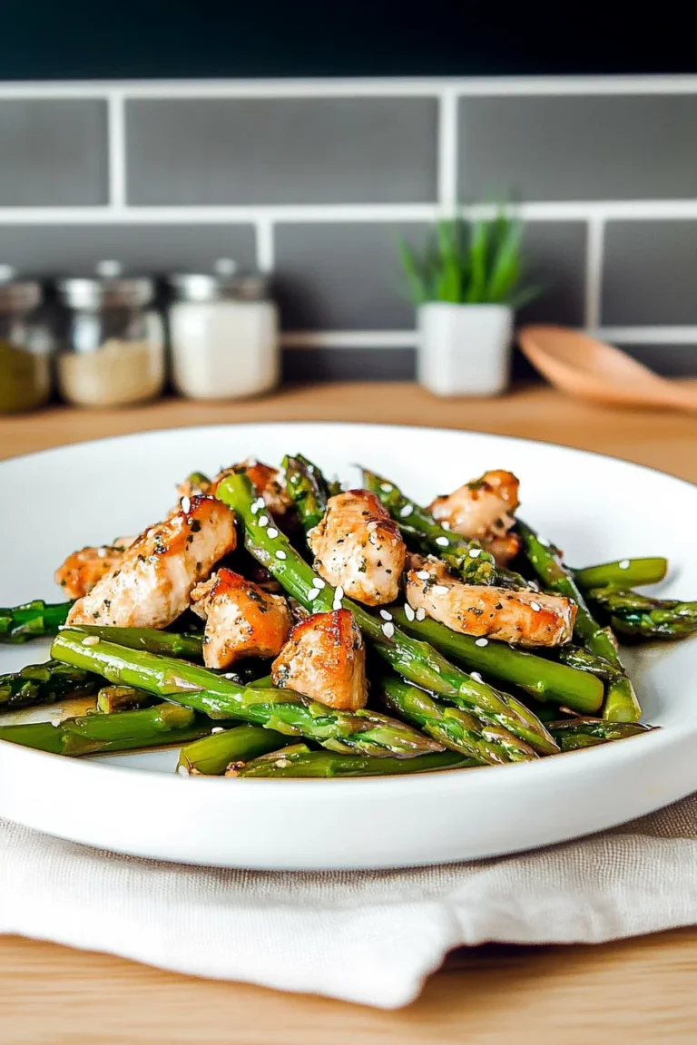 Grüner Spargel mit Hähnchen 7 Grüner Spargel mit Hähnchen