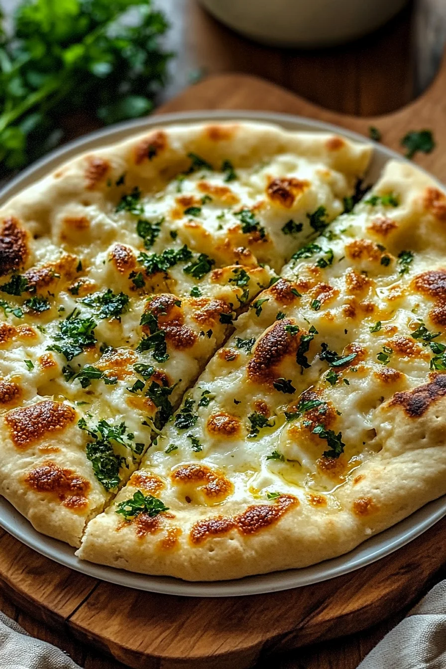 Hüttenkäse-Fladenbrot: