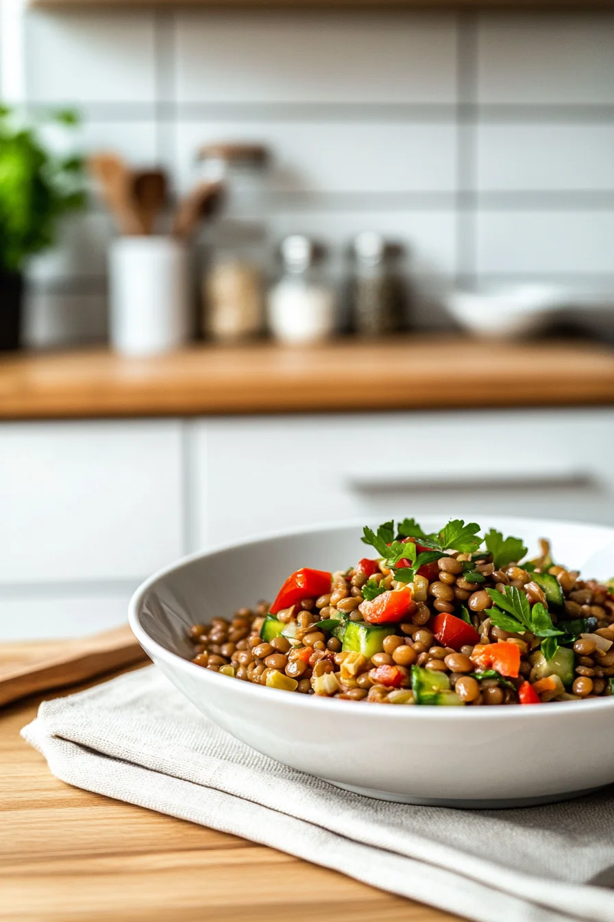 Orientalischer Linsensalat 5 Orientalischer