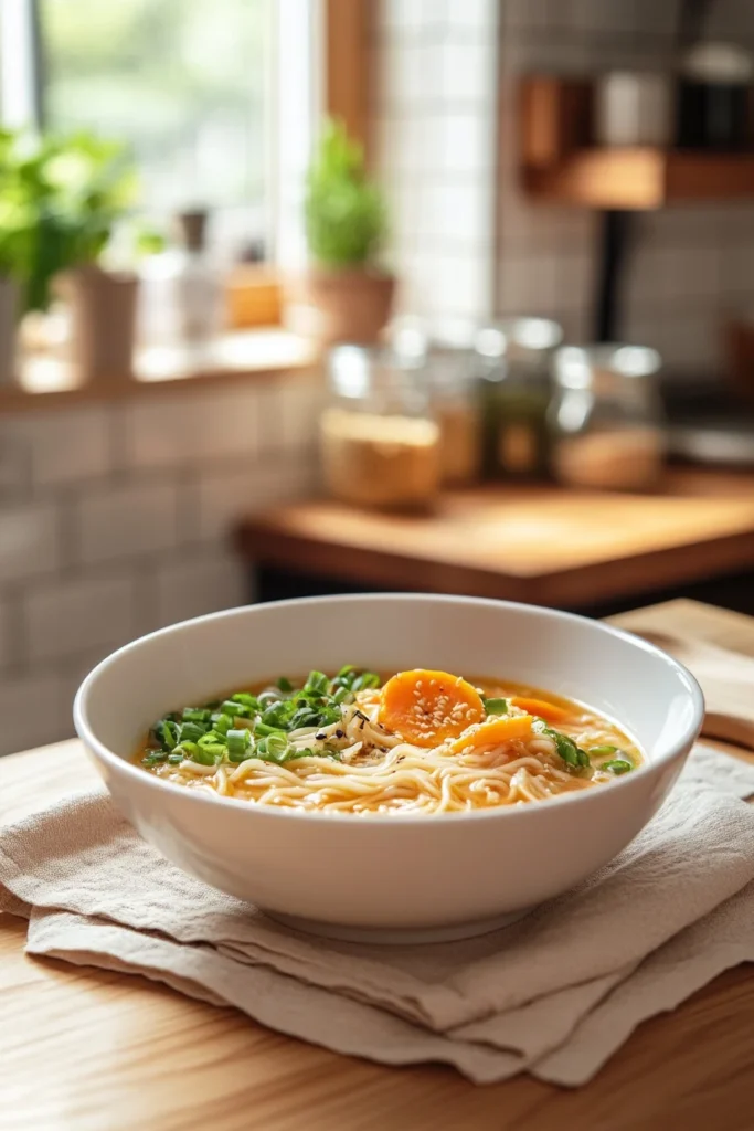 Hähnchen-Nudelsuppe mit Kräftiger Brühe