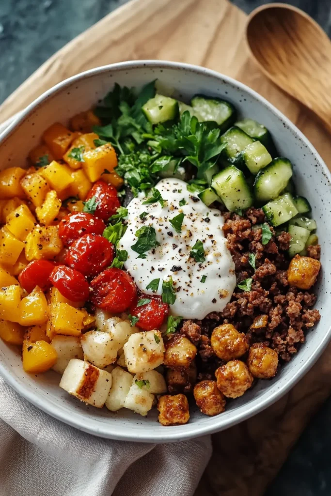 Sushi Bowl mit Lachs und Avocado Meal Prep