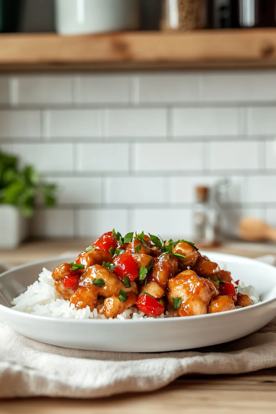 Thailändisches Erdnuss-Hühnchen 6 Thailändisches