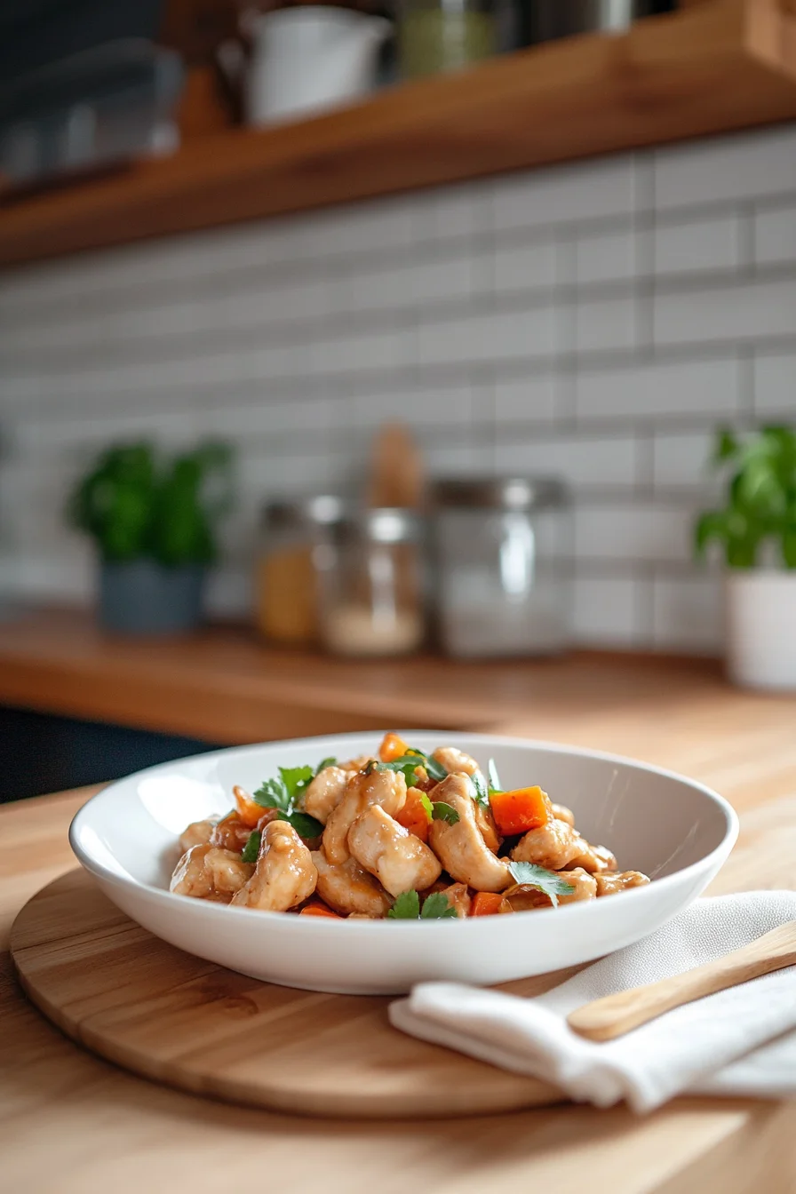 Thailändisches Erdnuss-Hühnchen 5 Thailändisches