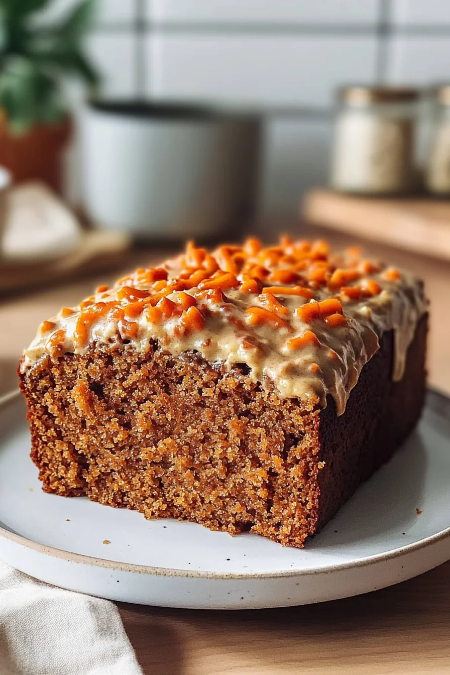 Veganer Karottenkuchen Laib – Einfach und Lecker 4 Veganer Karottenkuchen Laib – Einfach und Lecker