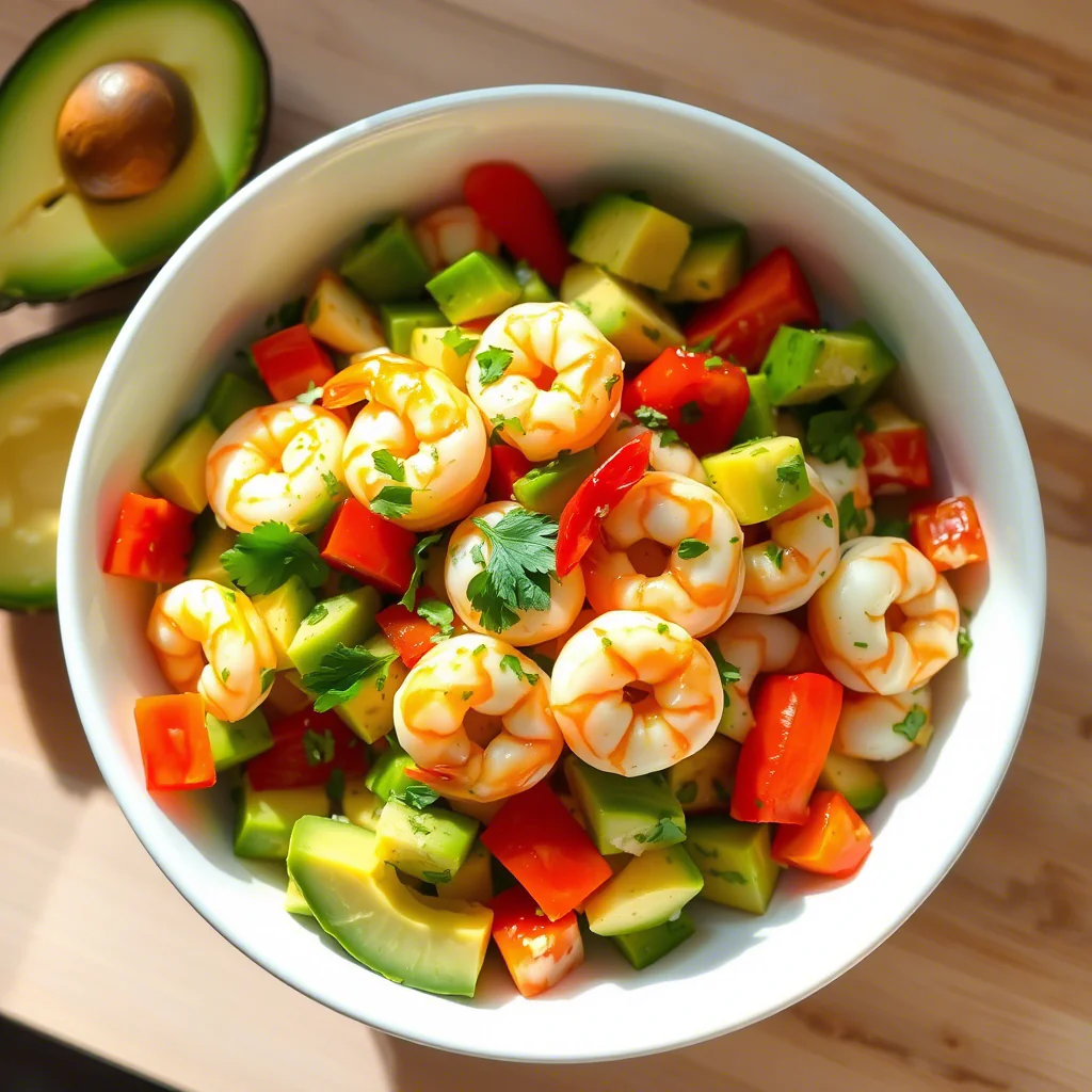 Garnelen-Avocado-Salat: Schnelles, Gesundes & Frisches Salat Rezept