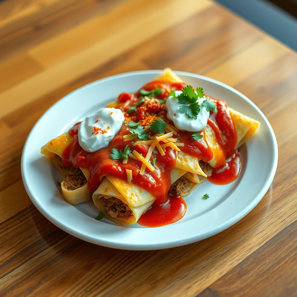 Enchiladas mit Hackfleisch & Käse – Mexikanisches Soulfood für die ganze Familie!