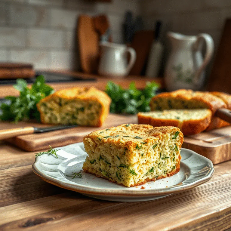 Zucchinikuchen herzhaft – Dein ultimatives Rezept mit Buttermilch & Kräutern!