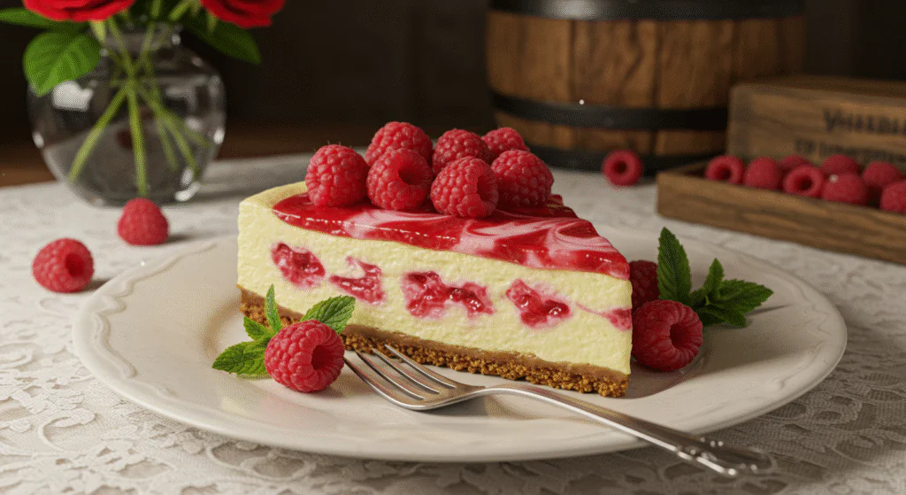 Himbeer Wirbel Käsekuchen – Cremig, fruchtig & ein echter Hingucker!