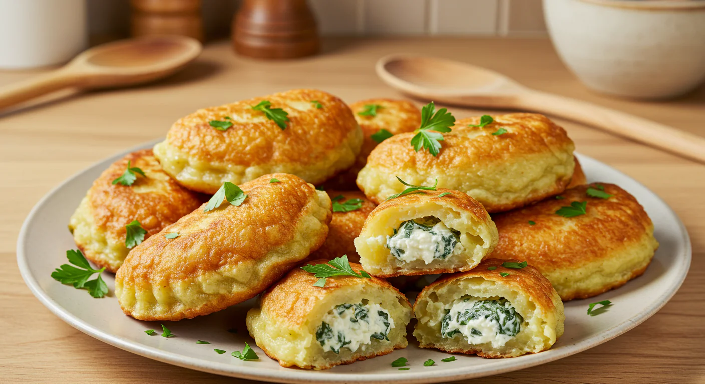 Kartoffeltaschen mit Spinat-Frischkäse Dein einfaches Rezept für herzhaften Genuss