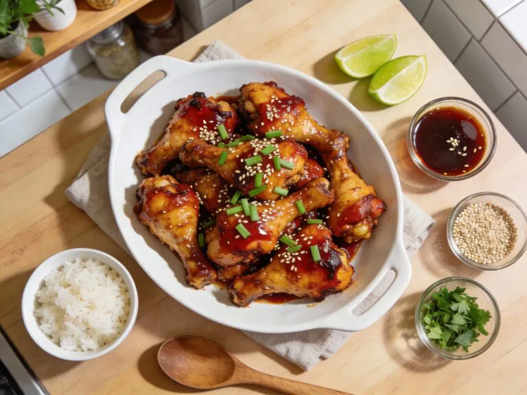 Sticky Gochujang-Honig-Hähnchen: Süß-scharfes Ofen- oder Airfryer-Rezept mit Suchtfaktor!