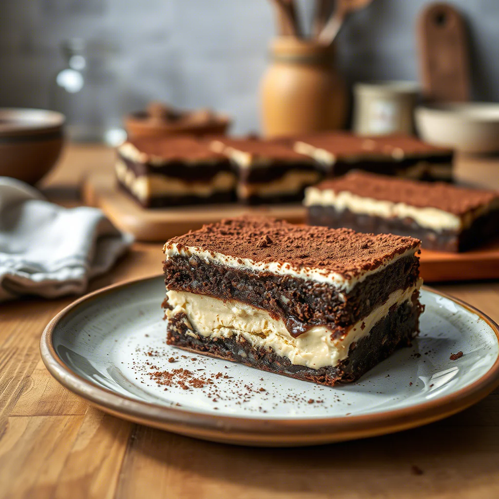 Tiramisu-Brownies: Das unwiderstehliche Rezept für Schoko & Espresso Liebhaber