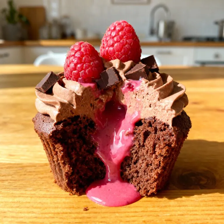 Himbeer-Schoko-Lava-Cupcakes: Das unwiderstehliche Rezept für flüssiges Glück