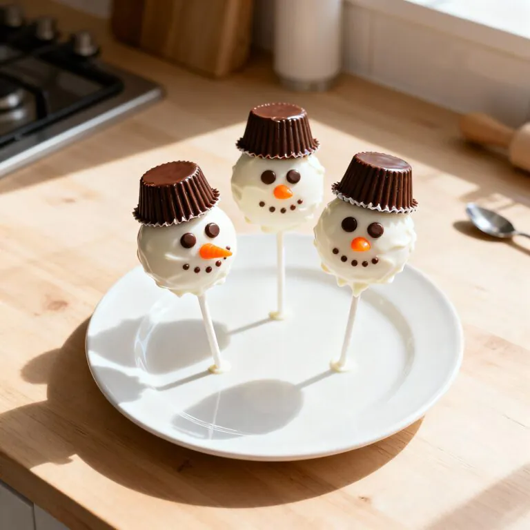 Bezaubernde Schneemann Cake Pops mit weißer Schokolade! In 60 Min fertig. Perfektes Weihnachtsdessert zum Verschenken & für Kinder. Einfach niedlich! ⛄