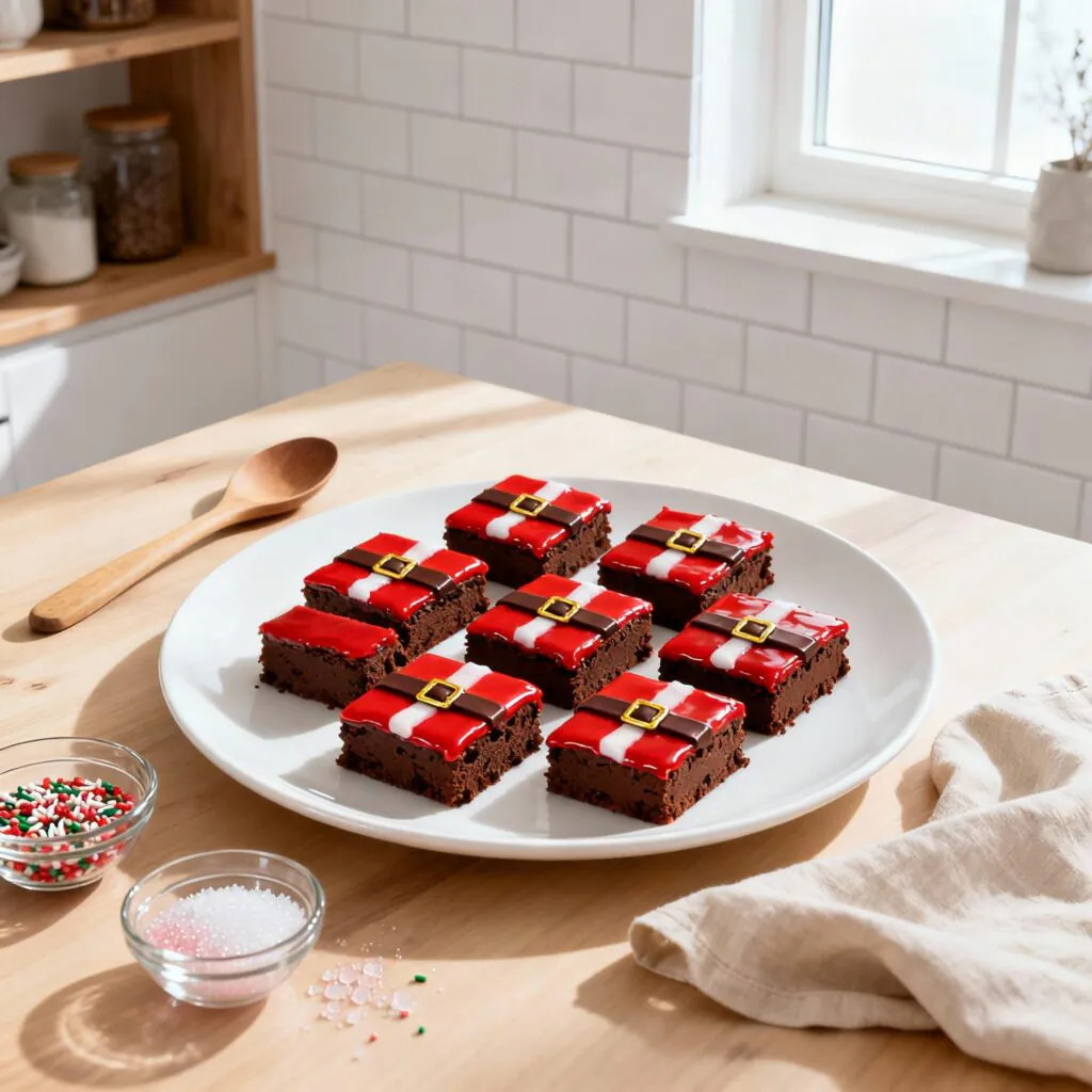 "Weihnachts Brownies Rezept Santa Bauch Brownies einfach & festlich" "Weihnachts Brownies Rezept – Santa Bauch Brownies einfach & festlich"