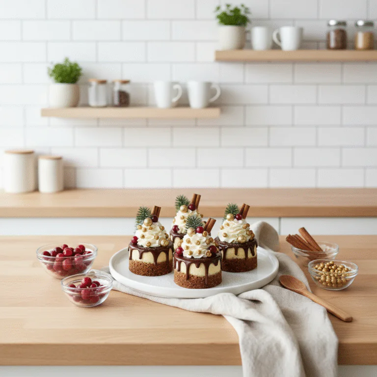 Weihnachts Drip Cakes – Mini Kuchen mit Schokolade rezepte