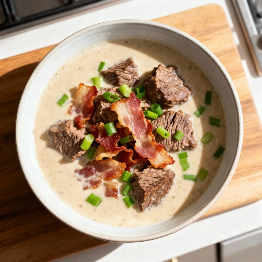 Käse Fleisch Suppe – Herzhaftes Comfort Food Rezept