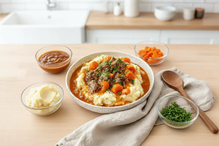 Apple Cider Eintopf mit Kartoffelpüree – Herbstliches Rezept einfach & herzhaft