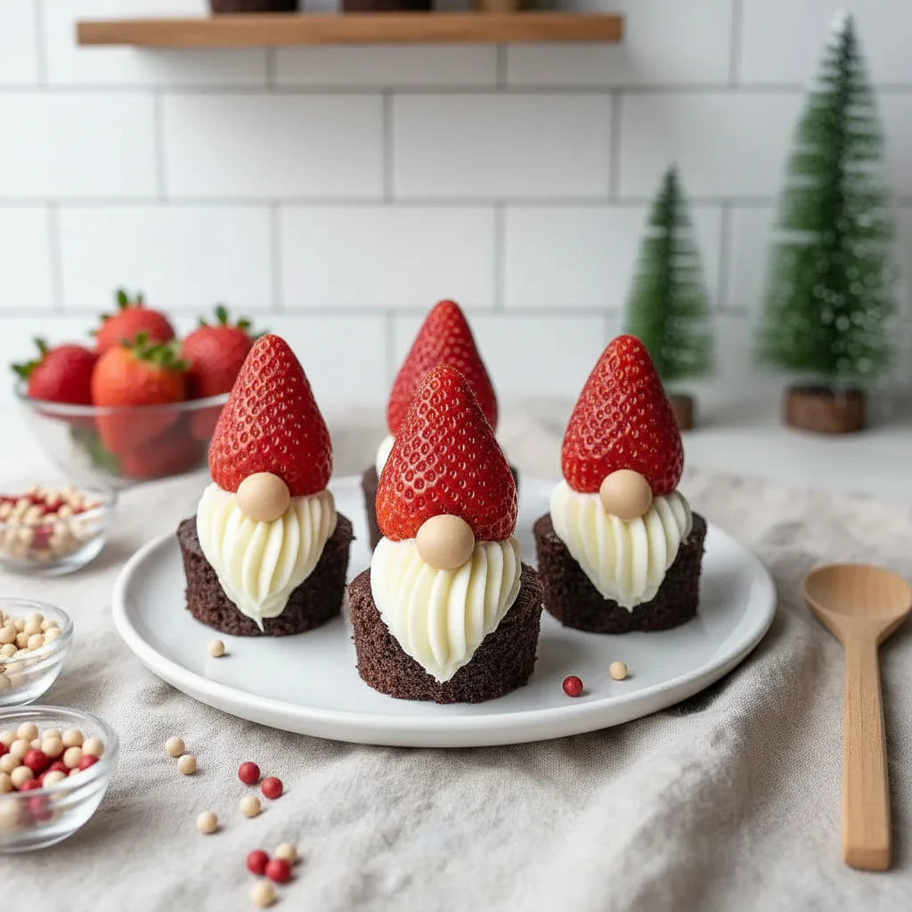 Brownie Bite Wichtel Rezept Einfach – Süße Weihnachtsdessert in 75 Min 11 Brownie Bite Wichtel Rezept Einfach – Süße Weihnachtsdessert