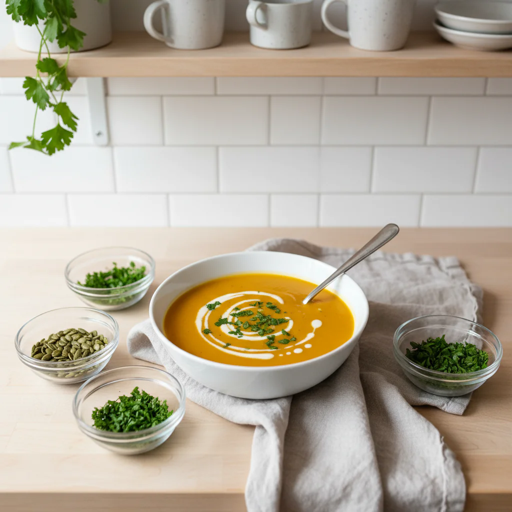 Kürbissuppe Rezept – Cremig & Schnell in 15 Minuten