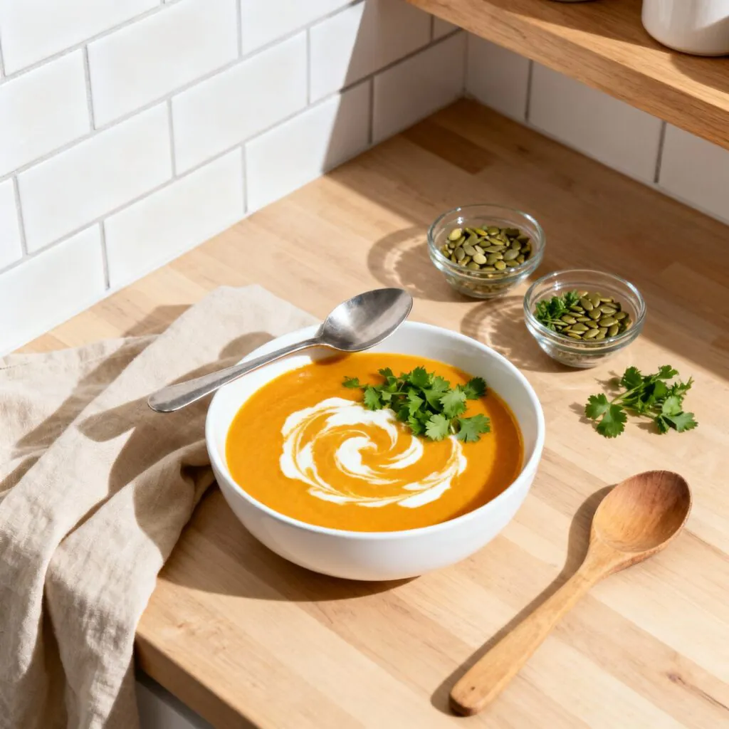 Kürbissuppe Rezept – Cremig & Schnell in 15 Minuten