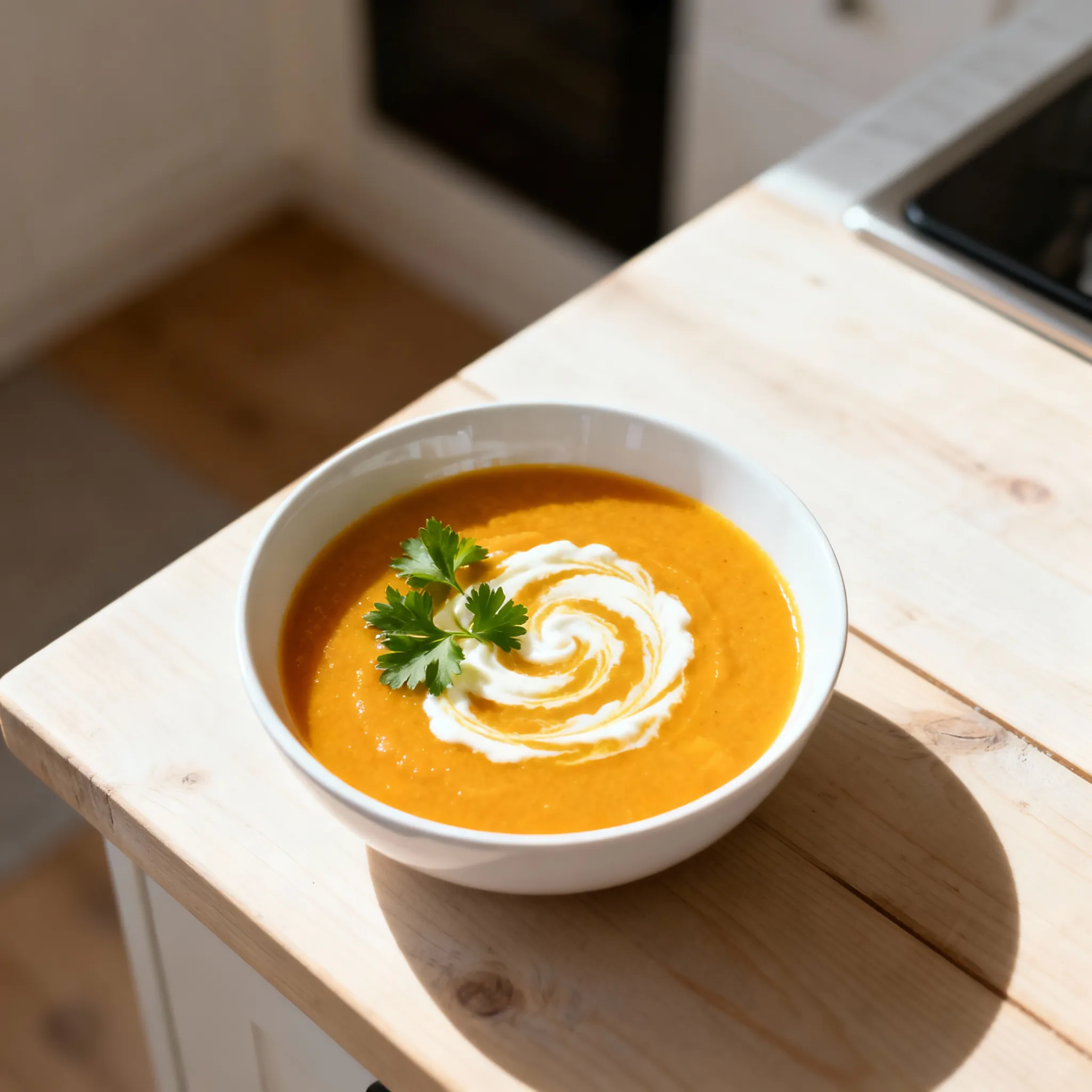 Kürbissuppe Rezept – Cremig & Schnell in 15 Minuten