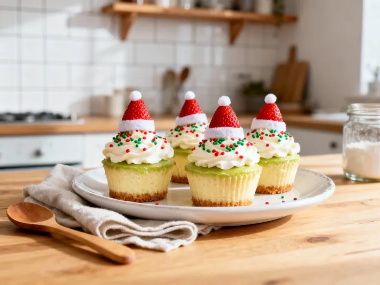 Grinch Mini Cheesecakes Rezept – Festliches Weihnachtsdessert Einfach & Schnell