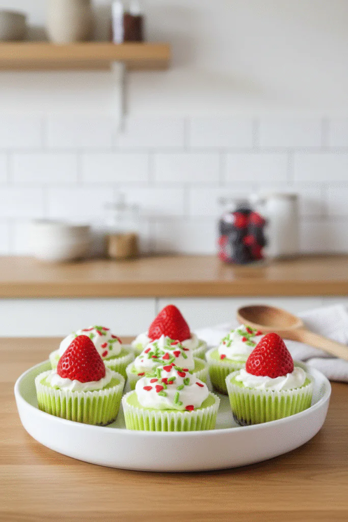 Grinch Mini Cheesecakes Rezept – Festliches Weihnachtsdessert Einfach & Schnell