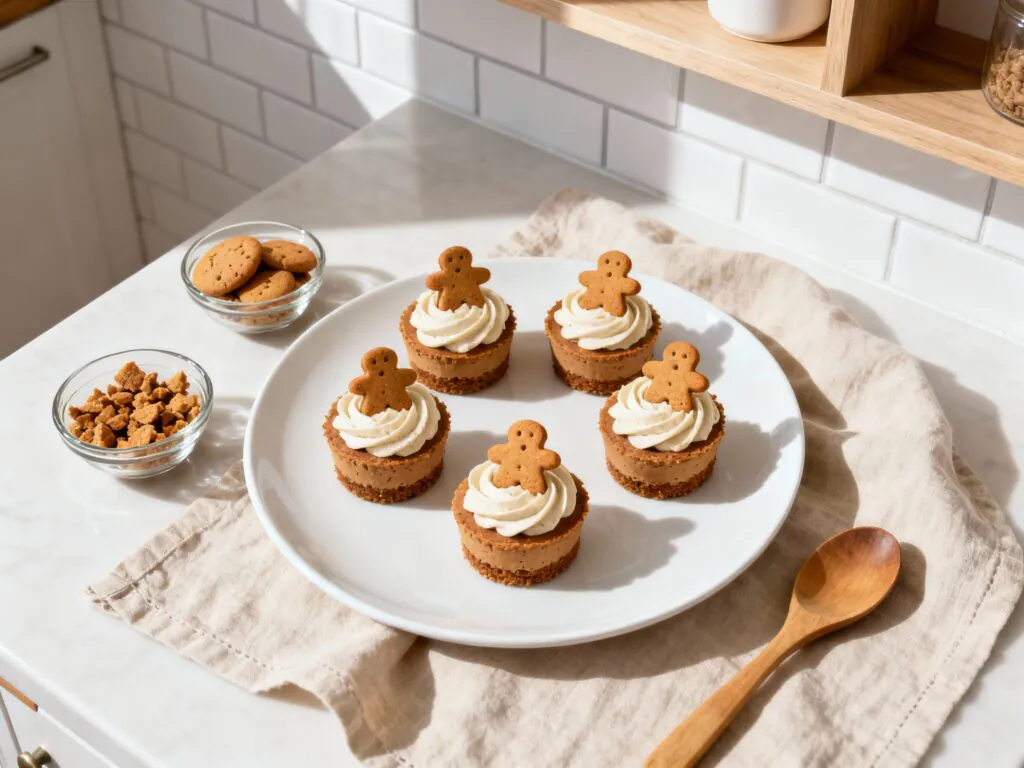 No-Bake Lebkuchen Käsekuchen im Glas – Das schnellste Weihnachts-Dessert rezept