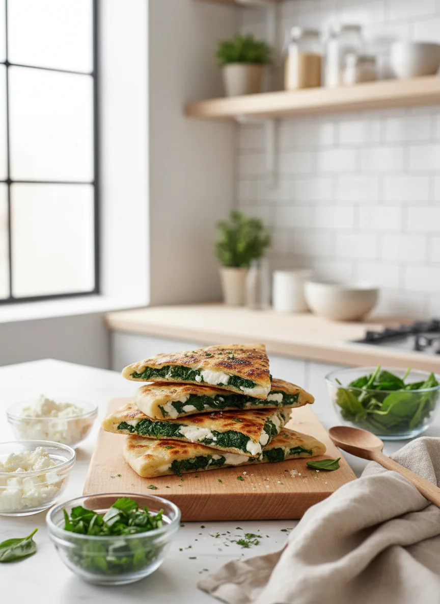 Frühstücks-Quesadilla mit Ei und Käse