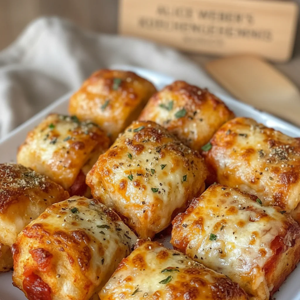 Airfryer Pizza Rolls Rezept einfach – Knusprig, käsig & schnell in 15 Min