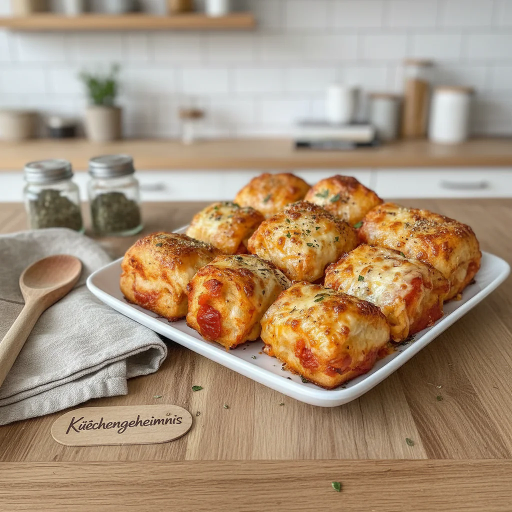 Airfryer Pizza Rolls Rezept einfach – Knusprig, käsig & schnell in 15 Min
