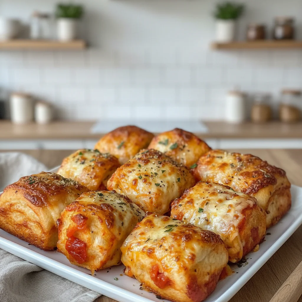 Airfryer Pizza Rolls Rezept einfach – Knusprig, käsig & schnell in 15 Min