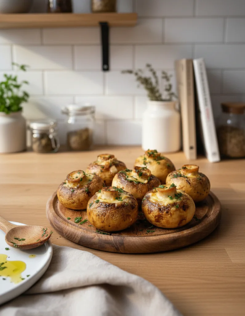 Champignons aus der Heißluftfritteuse Rezept – Knusprig & Aromatisch in 15 Minuten
