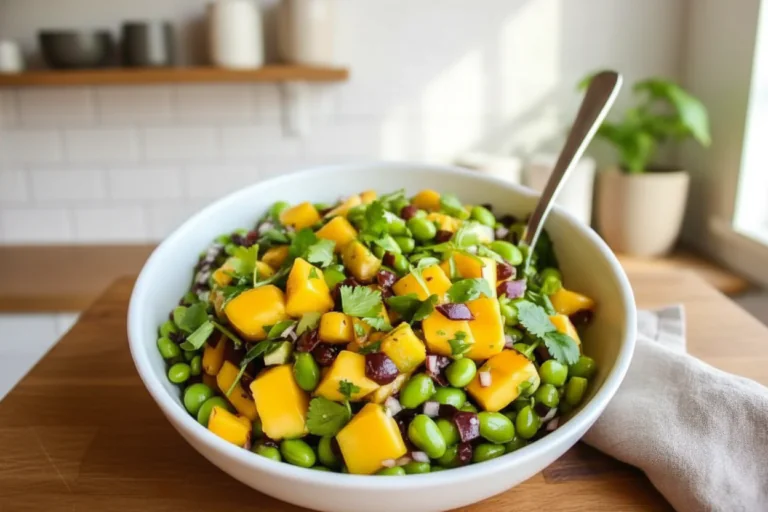 Edamame Mango Salat Rezept