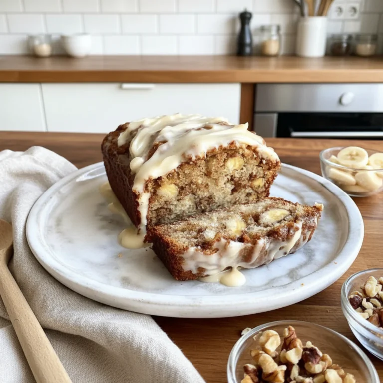 Zimtschnecken Bananenbrot Rezept – Saftig, Einfach & Unwiderstehlich
