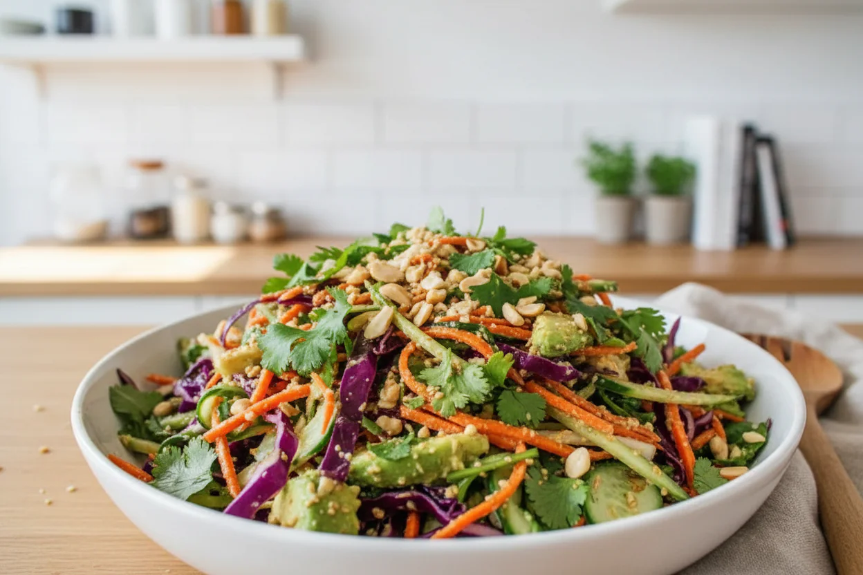 Erdnuss Knusper Salat Rezept – Einfach Lecker in 20 Min