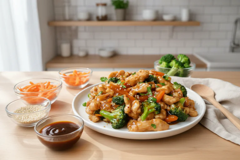 Gemüsepfanne mit Hähnchen Rezept – Einfach Gesund in 30 Minuten