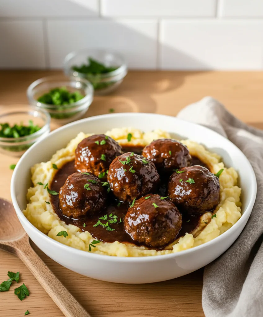 Geschmorte Rinder Fleischbällchen Rezept – Einfach Zart in 45 Min 11 Geschmorte Rinder Fleischbällchen Rezept – Einfach Zart in 45 Min