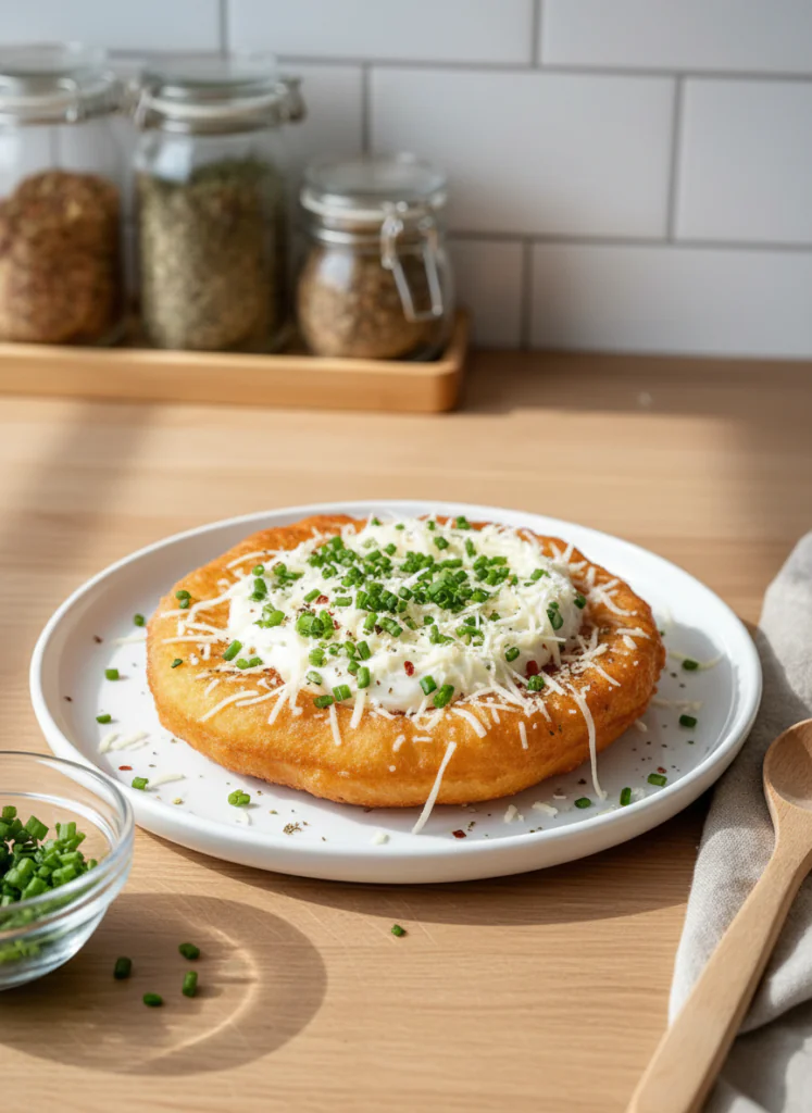 Heißluftfritteuse Lángos Rezept – Knusprig & Lecker