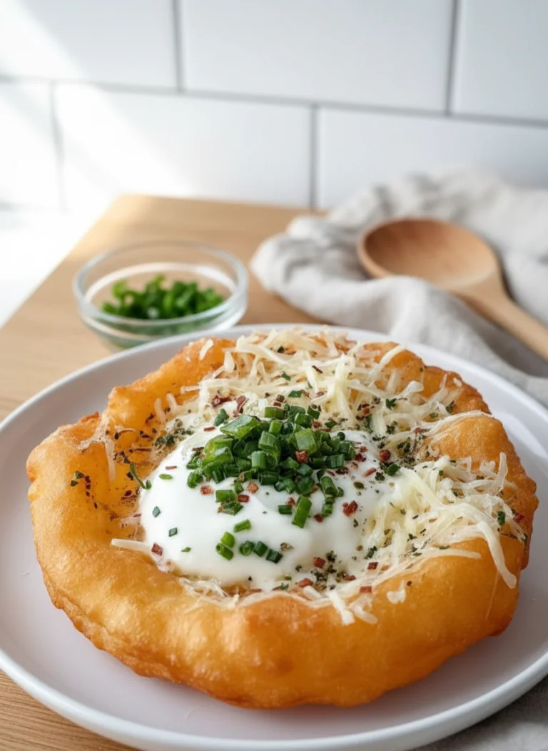 Heißluftfritteuse Lángos Rezept – Knusprig & Lecker