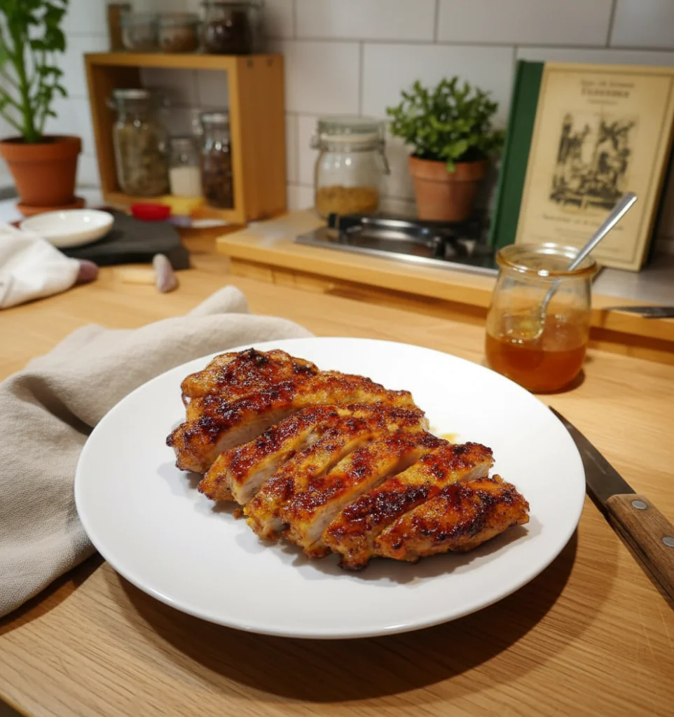 Honig Senf Hähnchen Rezept – Saftig Einfach & Lecker 35 Min