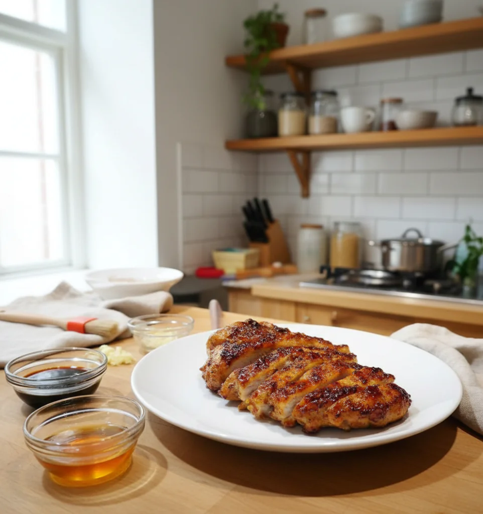 Honig Senf Hähnchen Rezept – Saftig Einfach & Lecker 35 Min