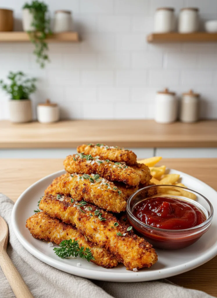 generate for me an image of the same recipe at my kitchen details. NB: very very close up image from high top shot