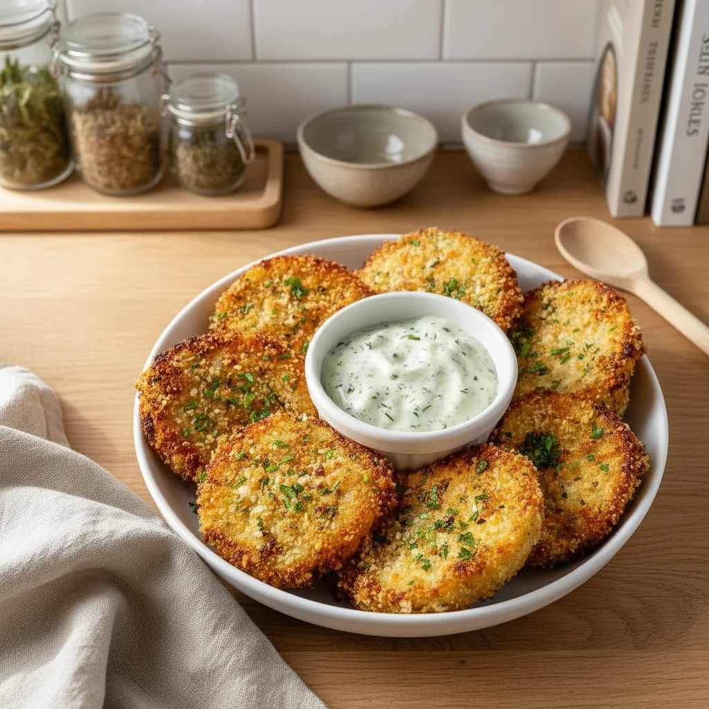 Knusprige Kohlrabi Airfryer Schnitzel Rezept – Vegetarisch einfach in 38 Minuten
