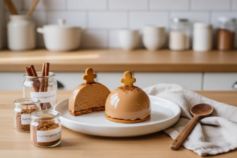 Lebkuchen Latte Mousse Domes Rezept