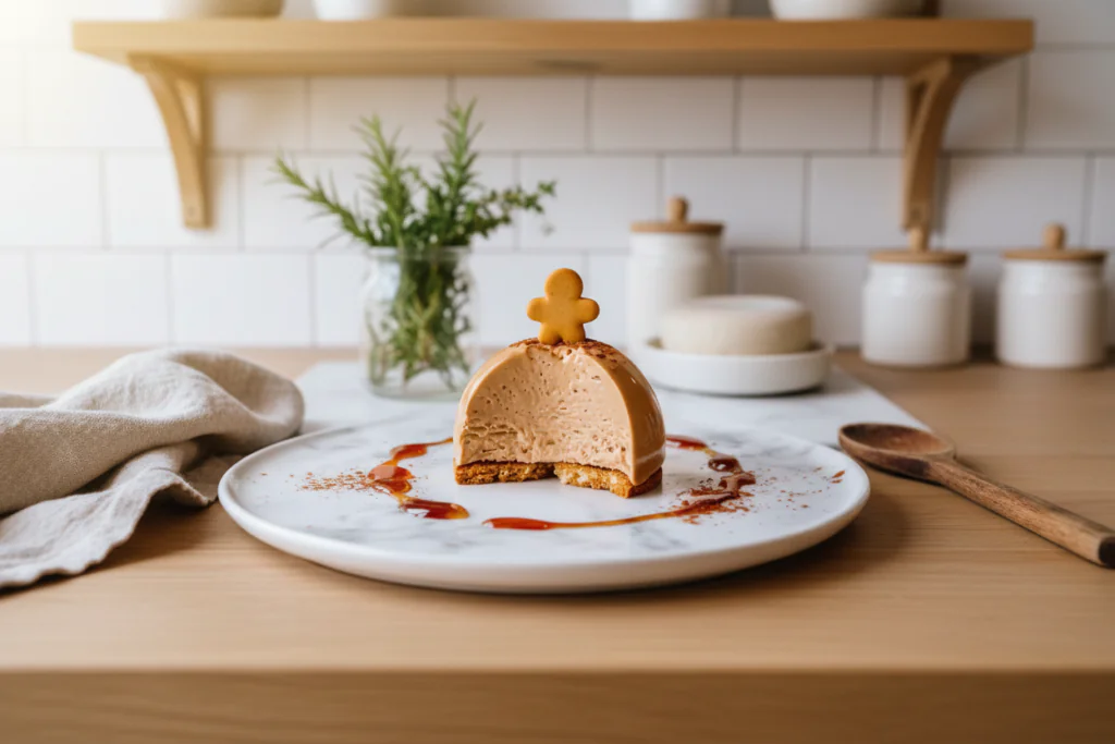 Lebkuchen Latte Mousse Domes Rezept